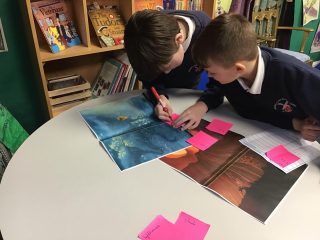 Year 5 have been writing poetry inspired by our new book, “Wild is the wind.”